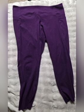 Danskin Plum Stretch Leggings-XXL